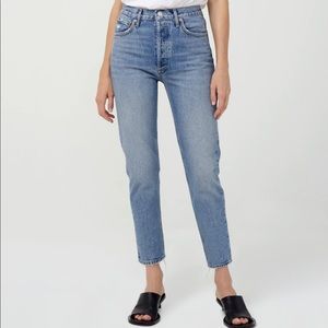 Agolde Riley -High Rise Straight Crop